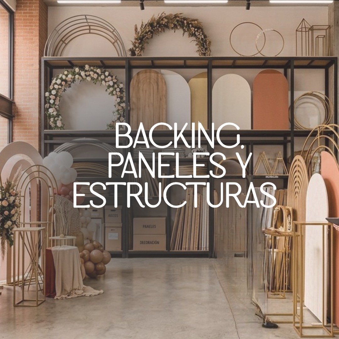 Backing, paneles y estructuras