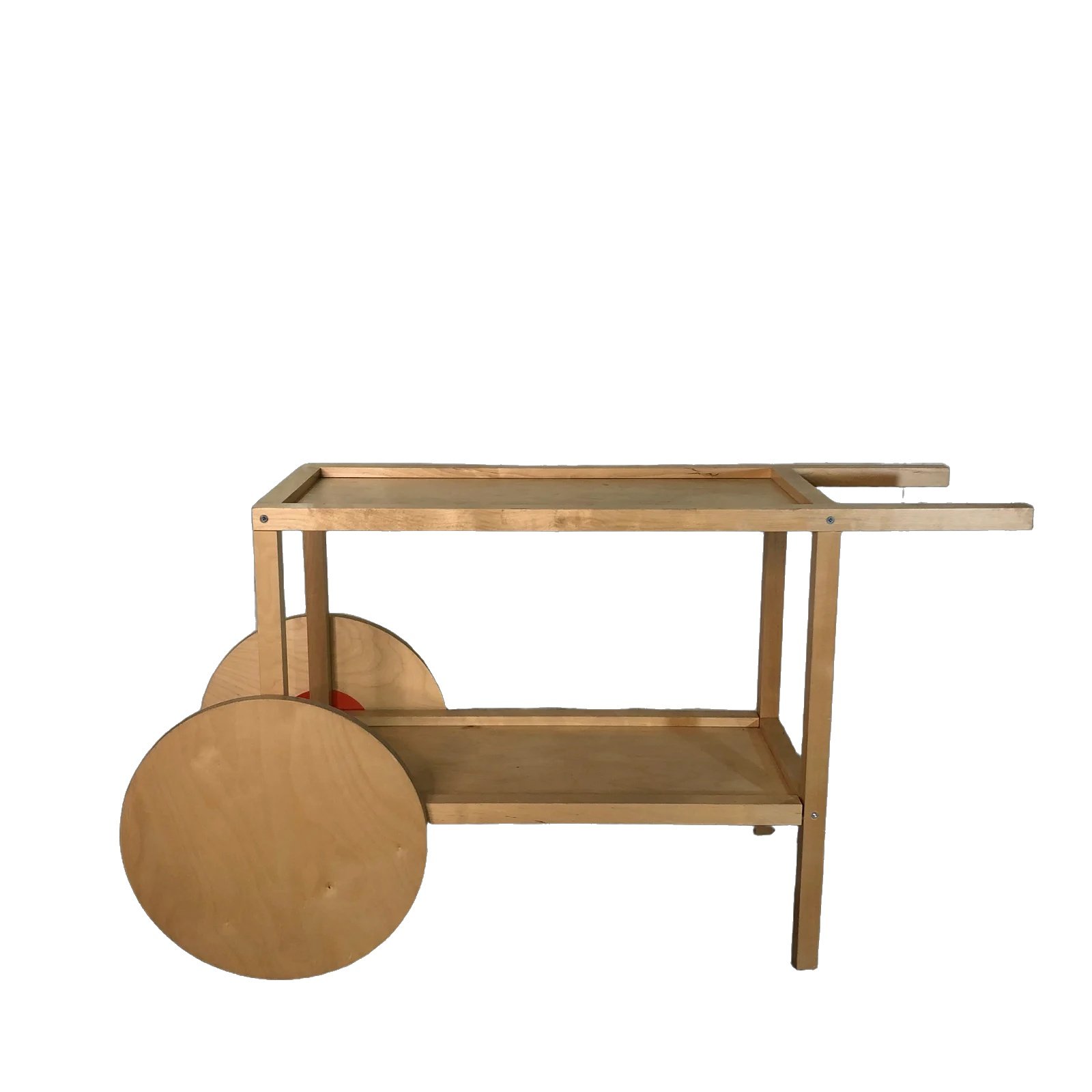 Carro Madera Ruedas Mini Bar