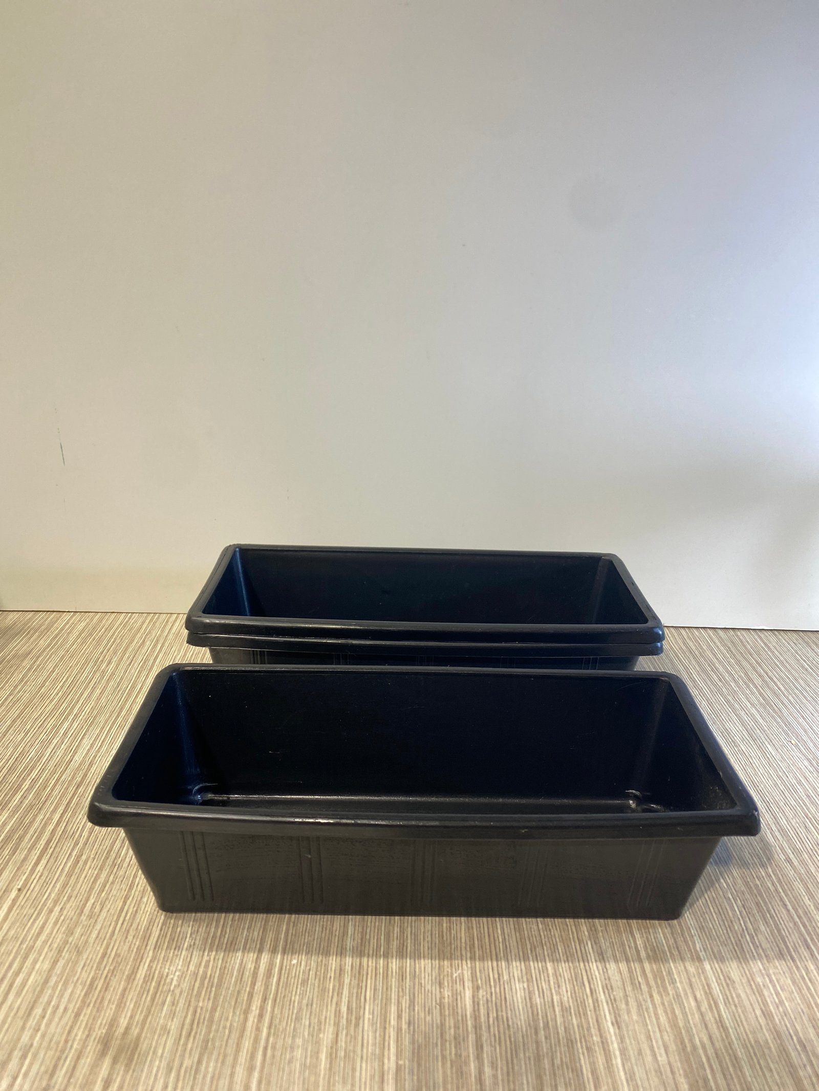 Matera Alargada Plastica Negra