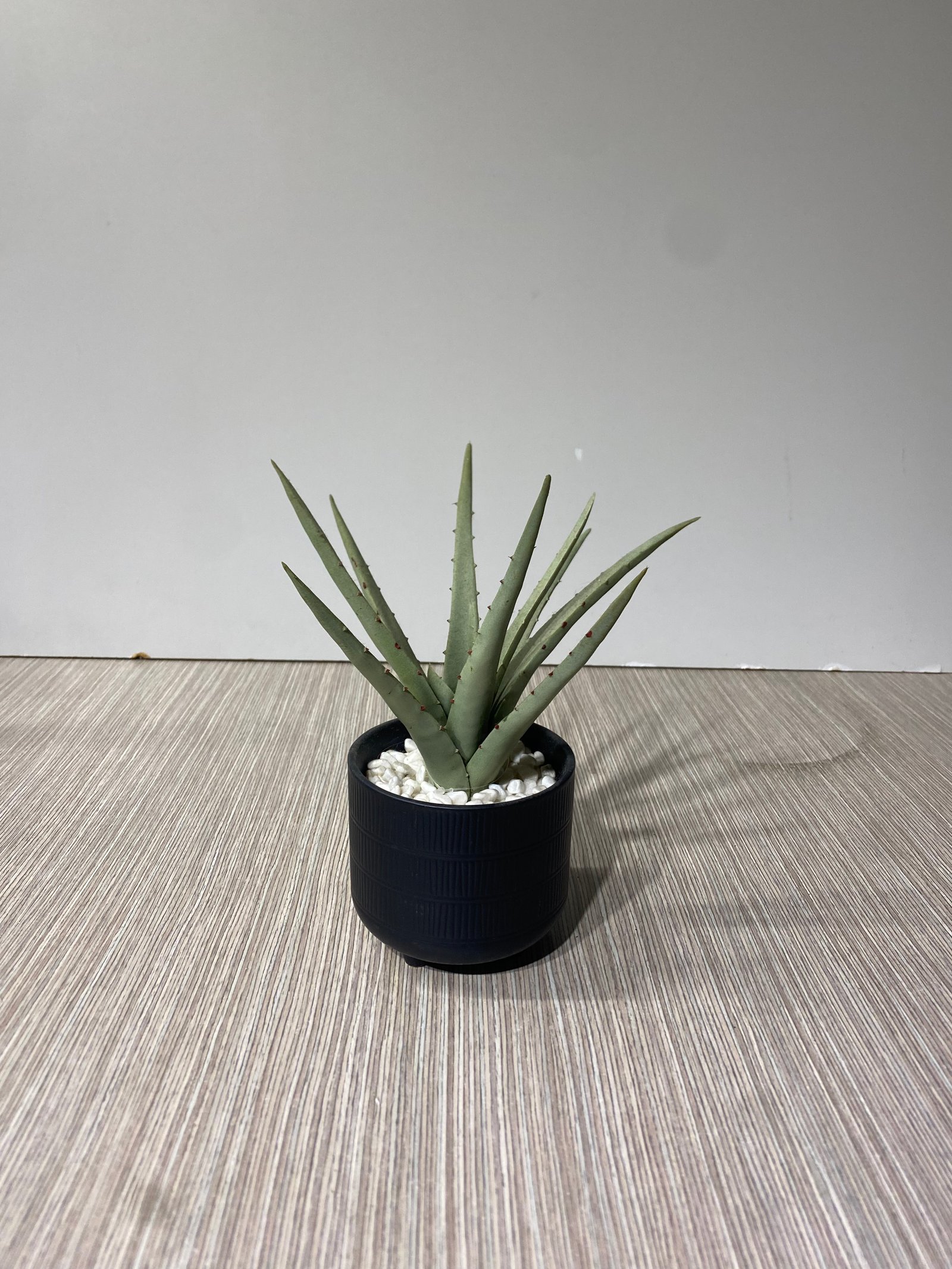 Matero Cerámica Negro Con Penca