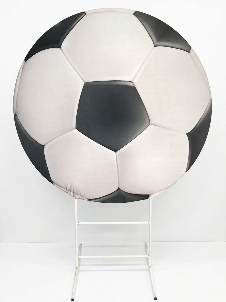 Estructura Redonda Mas Tela Futbol Balon