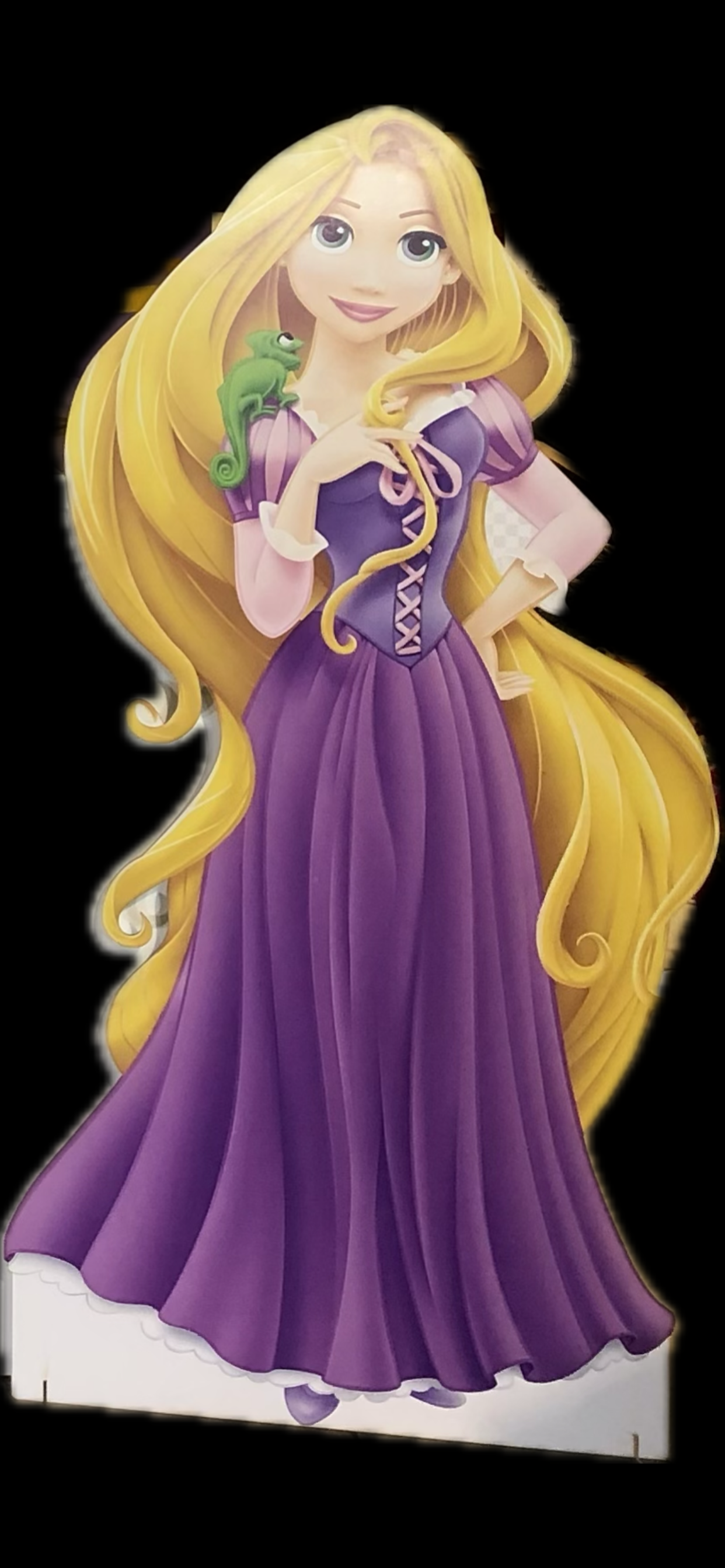 Rapunzel Con Rana Mdf 1.20 Mtr