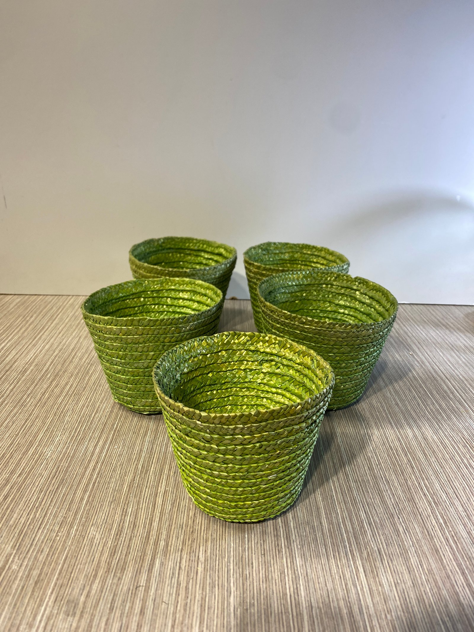 Matero Mediano Rattan Verde