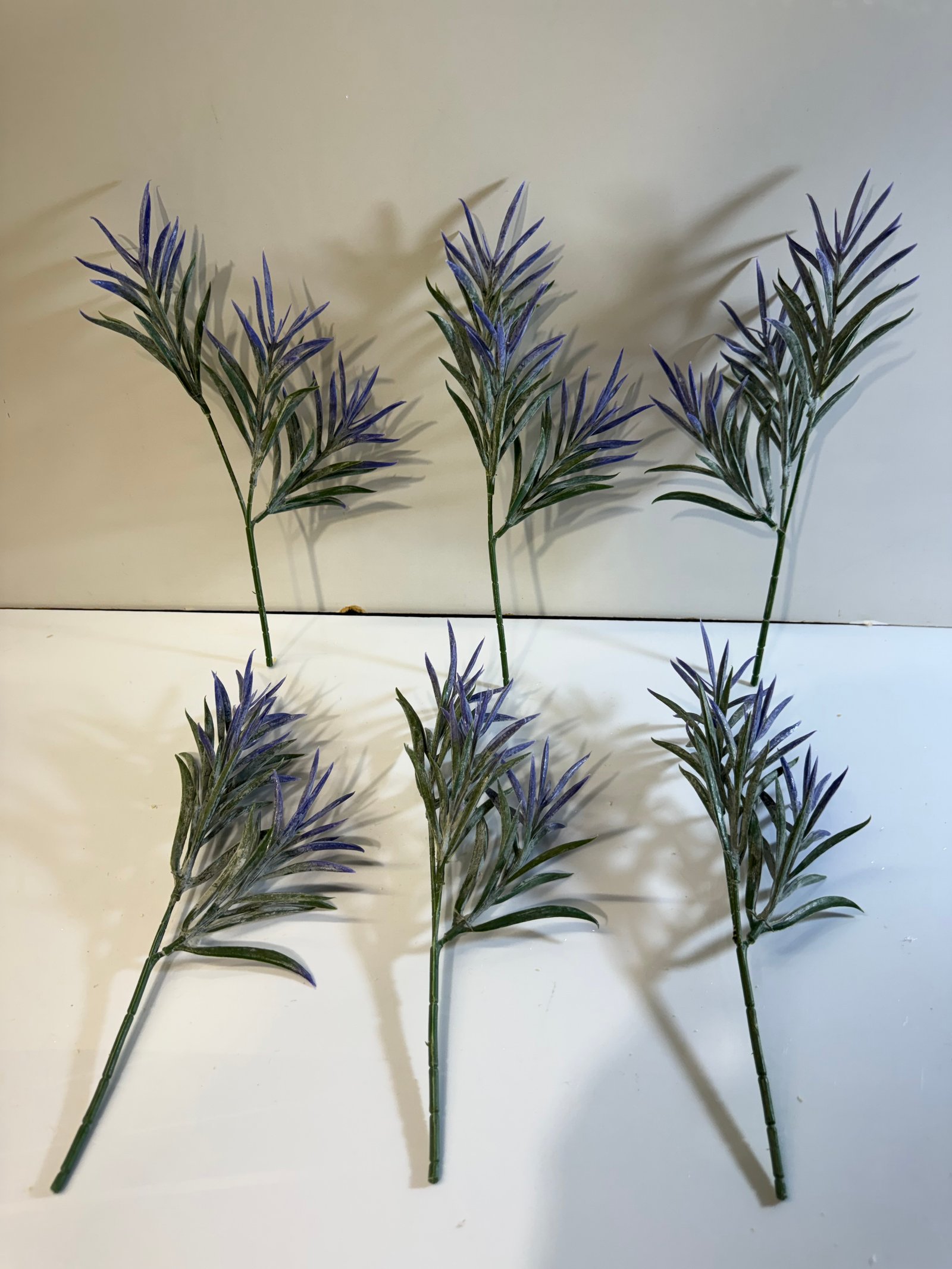 Ramito Follaje Lavanda Chic Para Solitario O Jarron