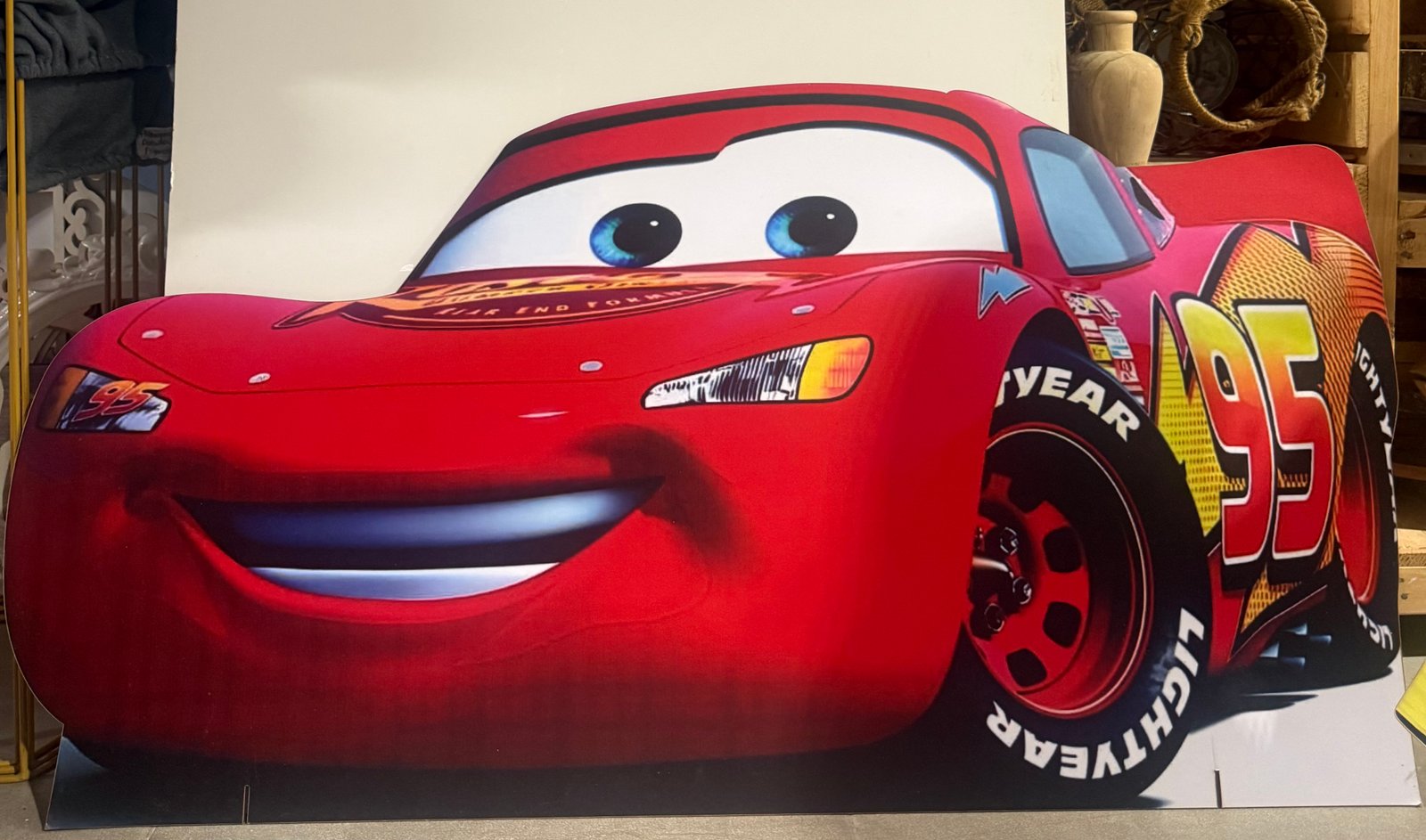 Carro Cars Rojo Mdf