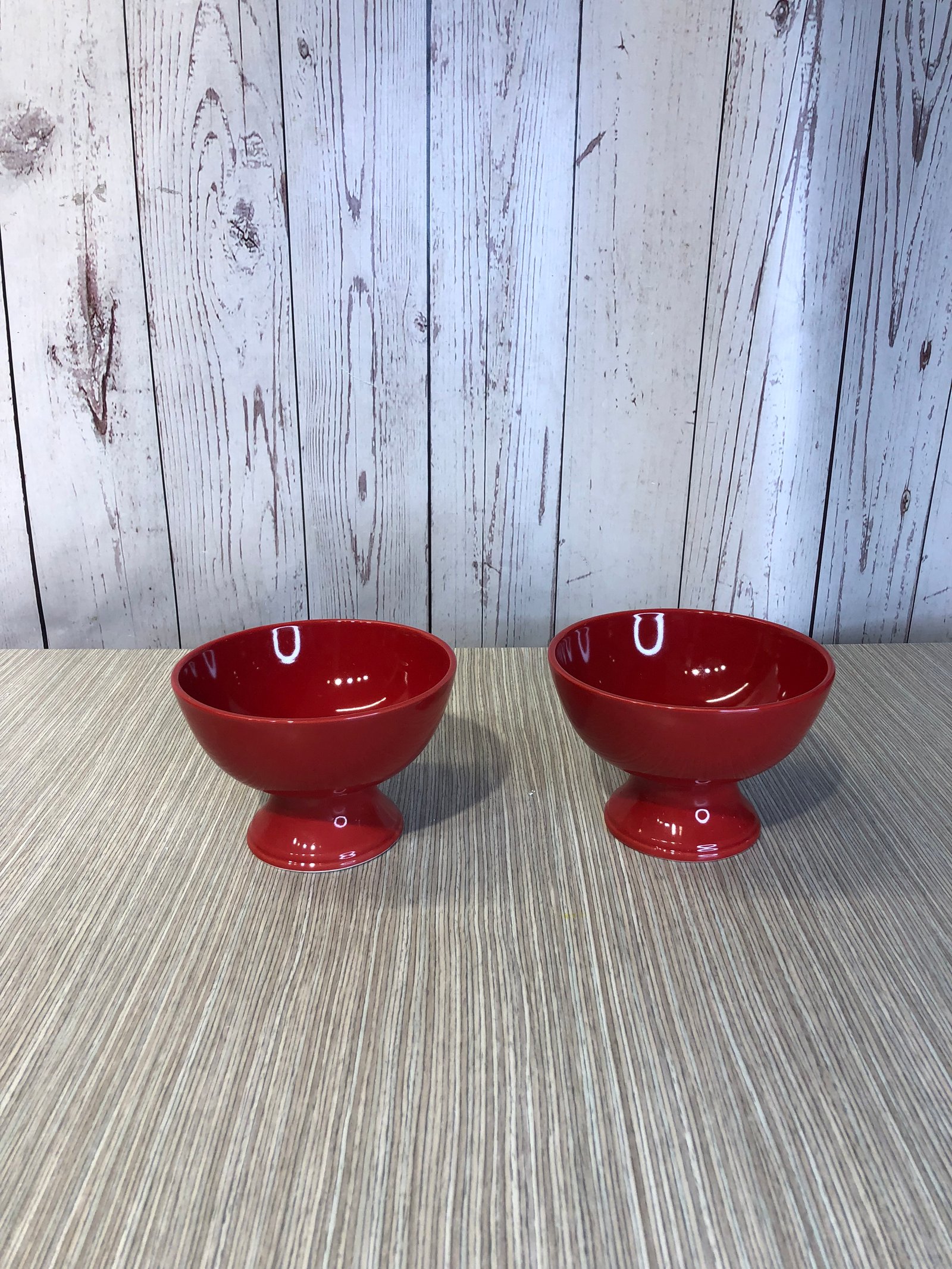 Copon Redondo Ceramica Rojo Con Base