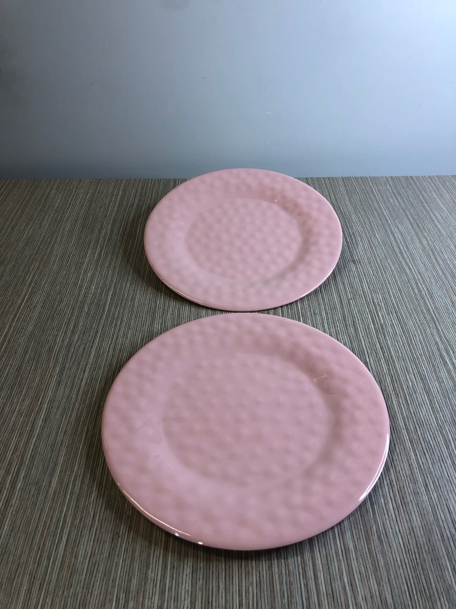 Plato Redondo Rosado Pasta