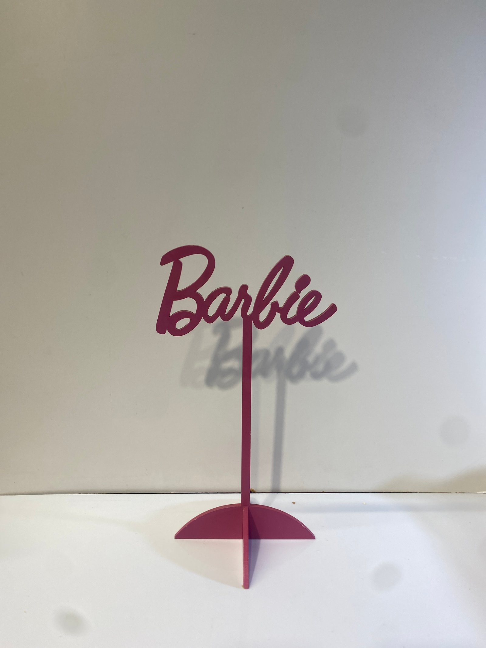 Marcador Mesa Barbie Rosados