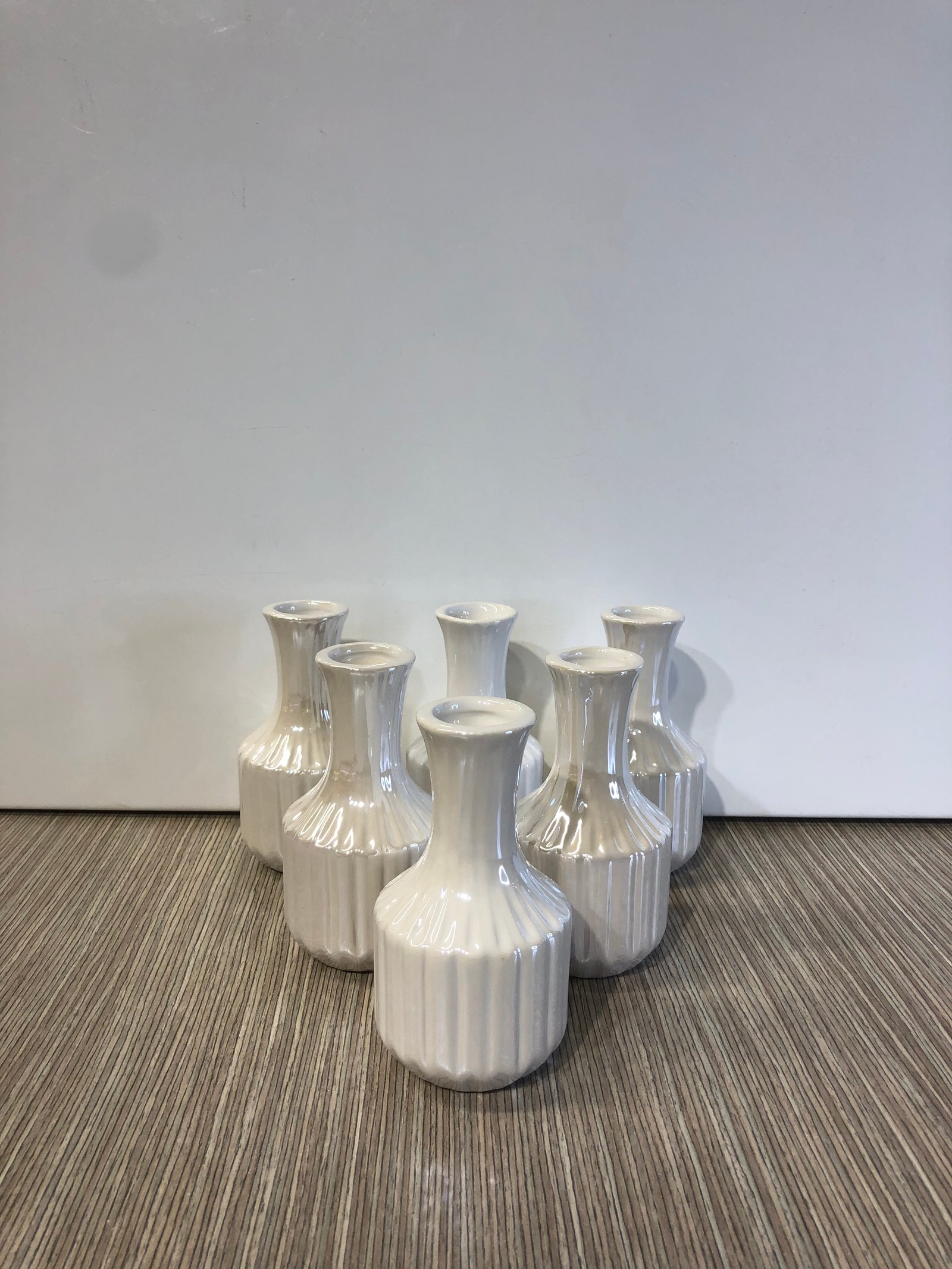 Jarron Ceramica Mini Beige Brillante