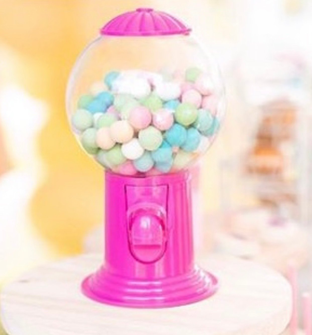 Maquina Chicles Fucsia Pequeña