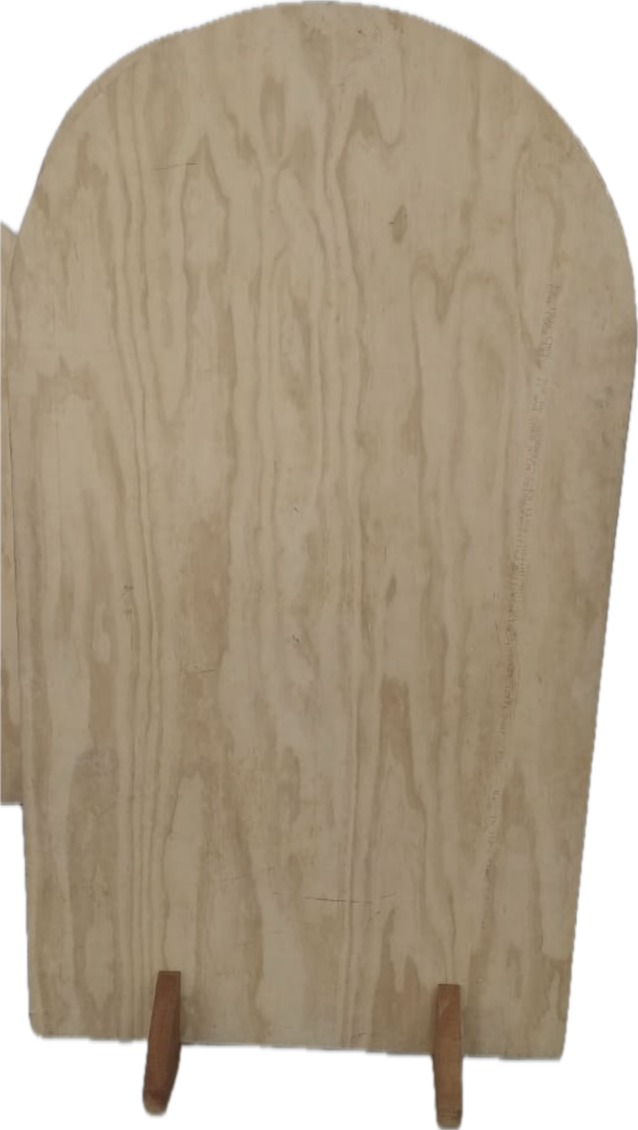 estructura madera natural punta ovalada 1.80 x 1 ancho