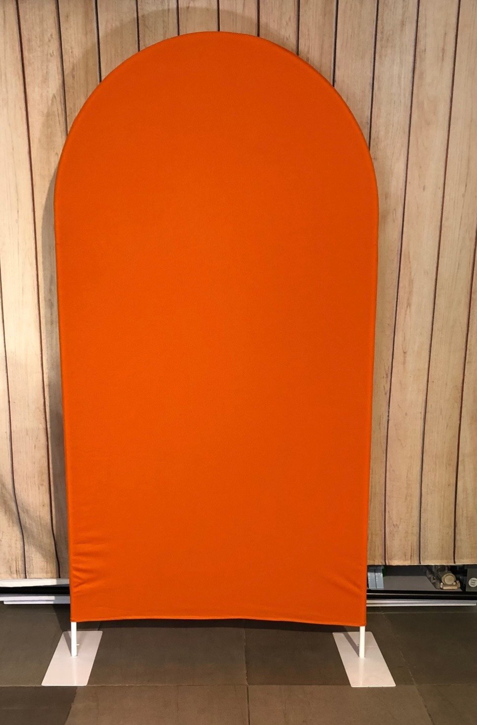 estructura mas tela naranja punta ovalada