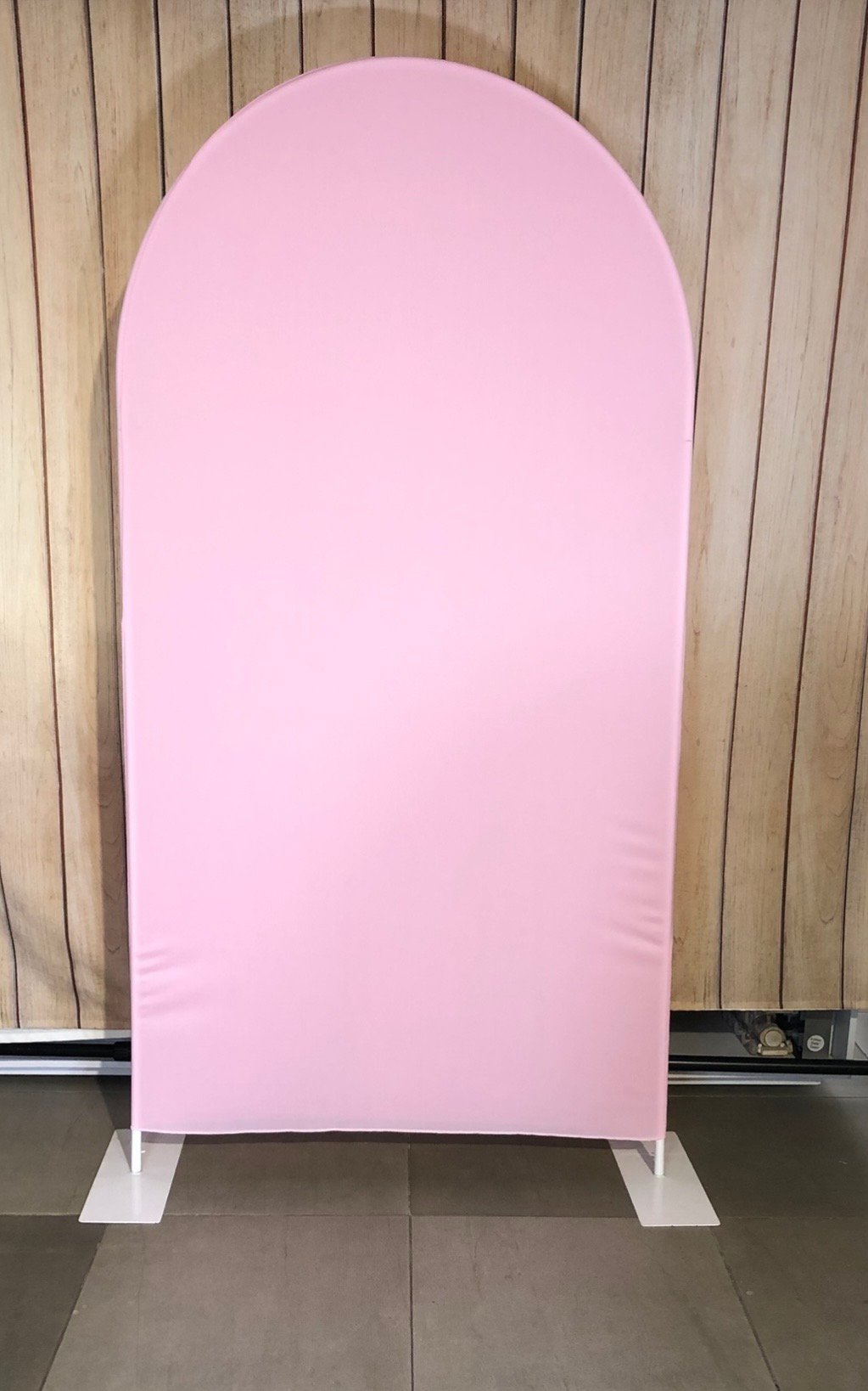 estructura mas tela rosada bb punta ovalada