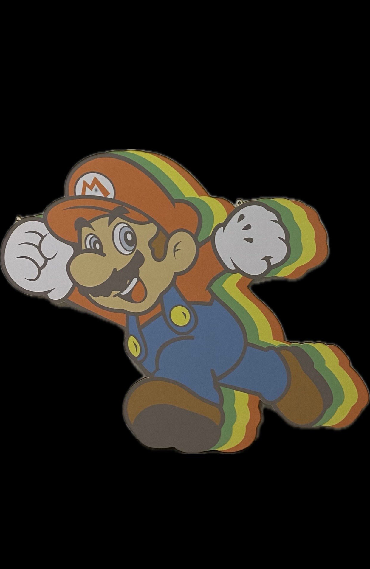 Mario Bross Mdf Opaco Para Colgar