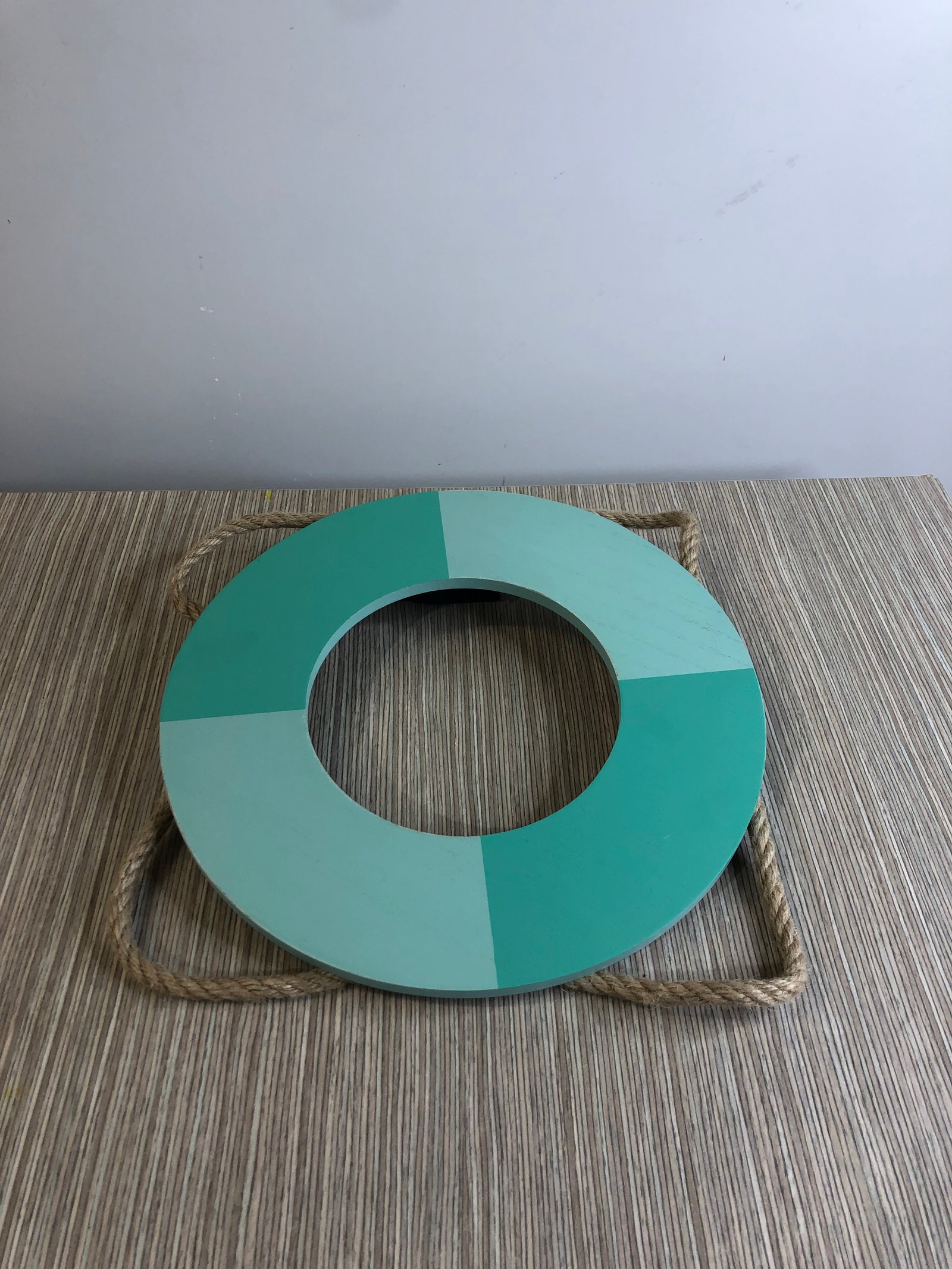 Flotador Madera Agua Marina