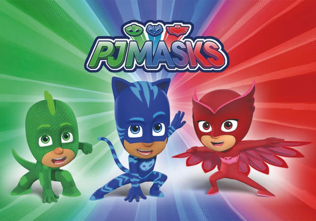 Placa Pj Masks 50 Ancho X 35 Largo