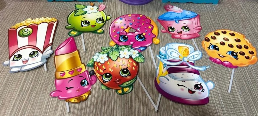 Accesorios Para Fotos Cartulina Shopkins