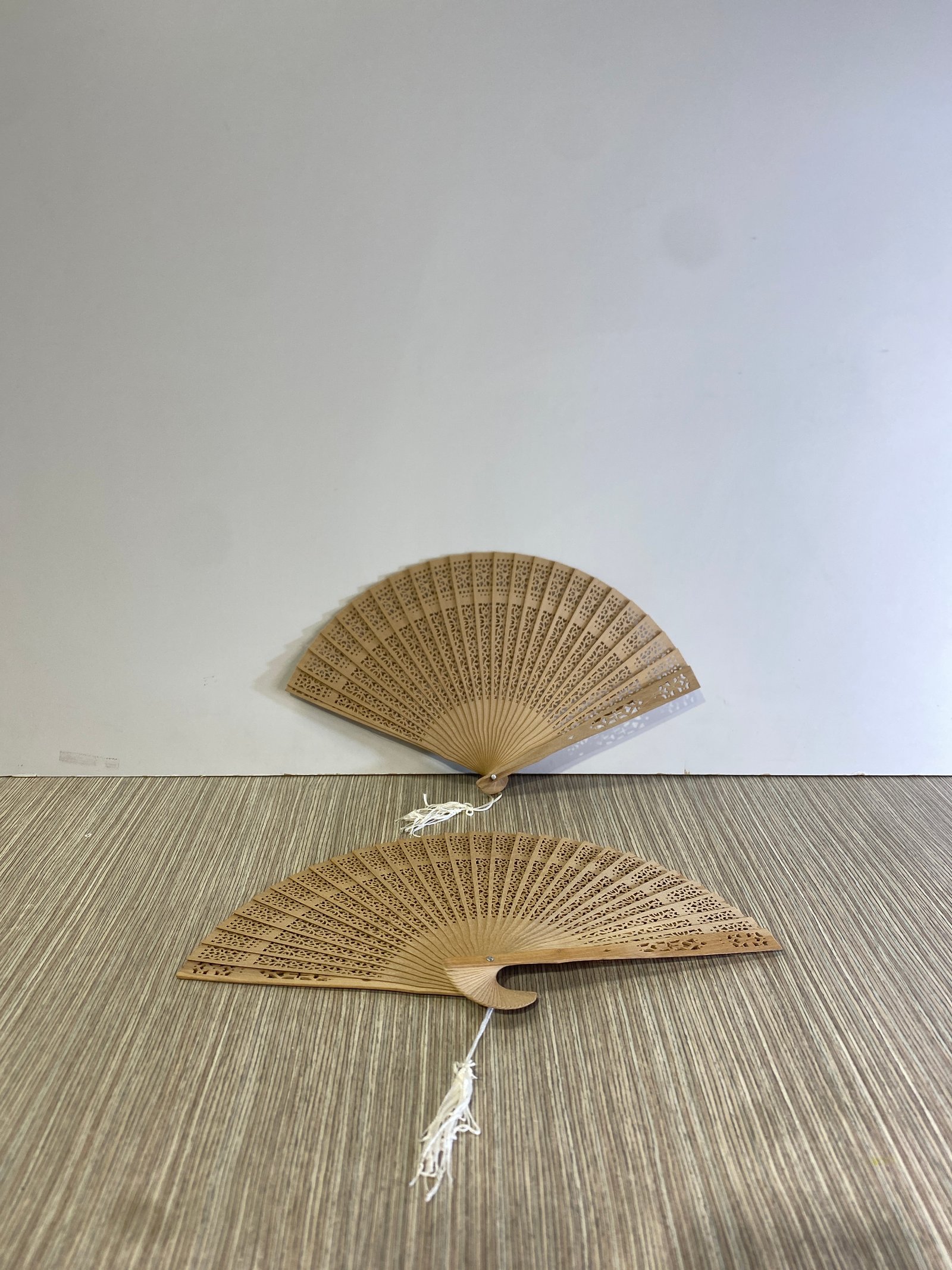 Abanico Madera Café