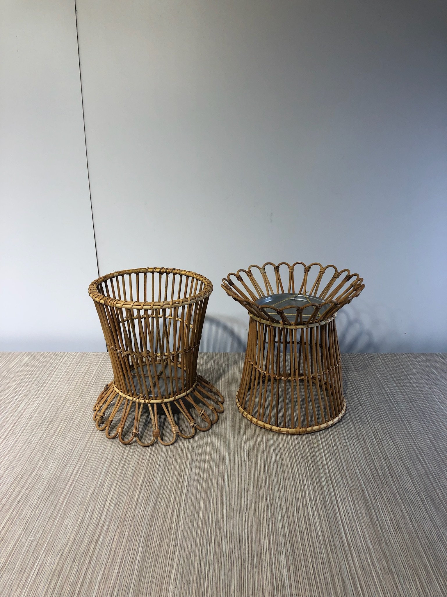 Porta Altura Rattan Circular