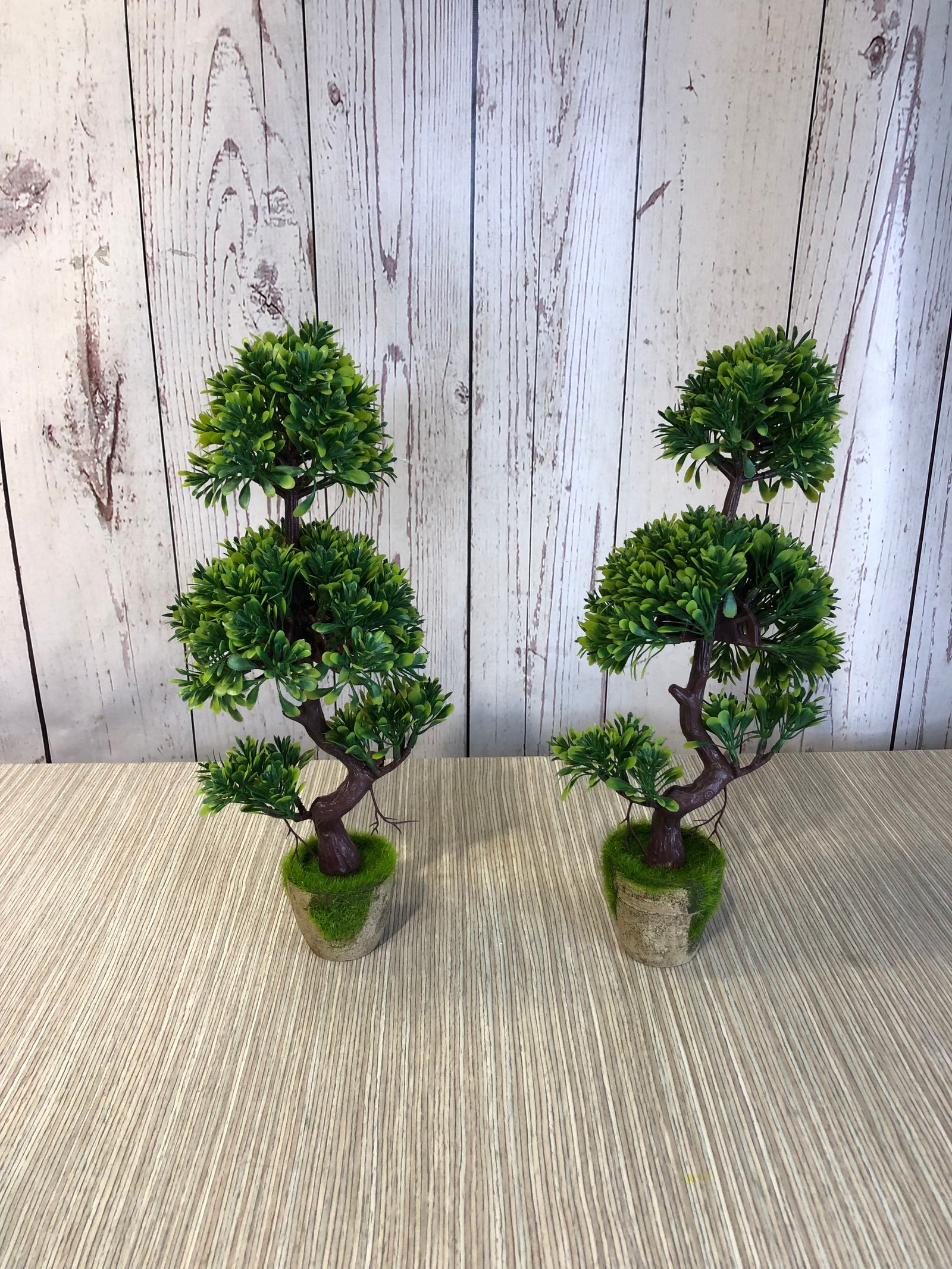 Arbol Artificial Con Base Grama Tallo Cafe