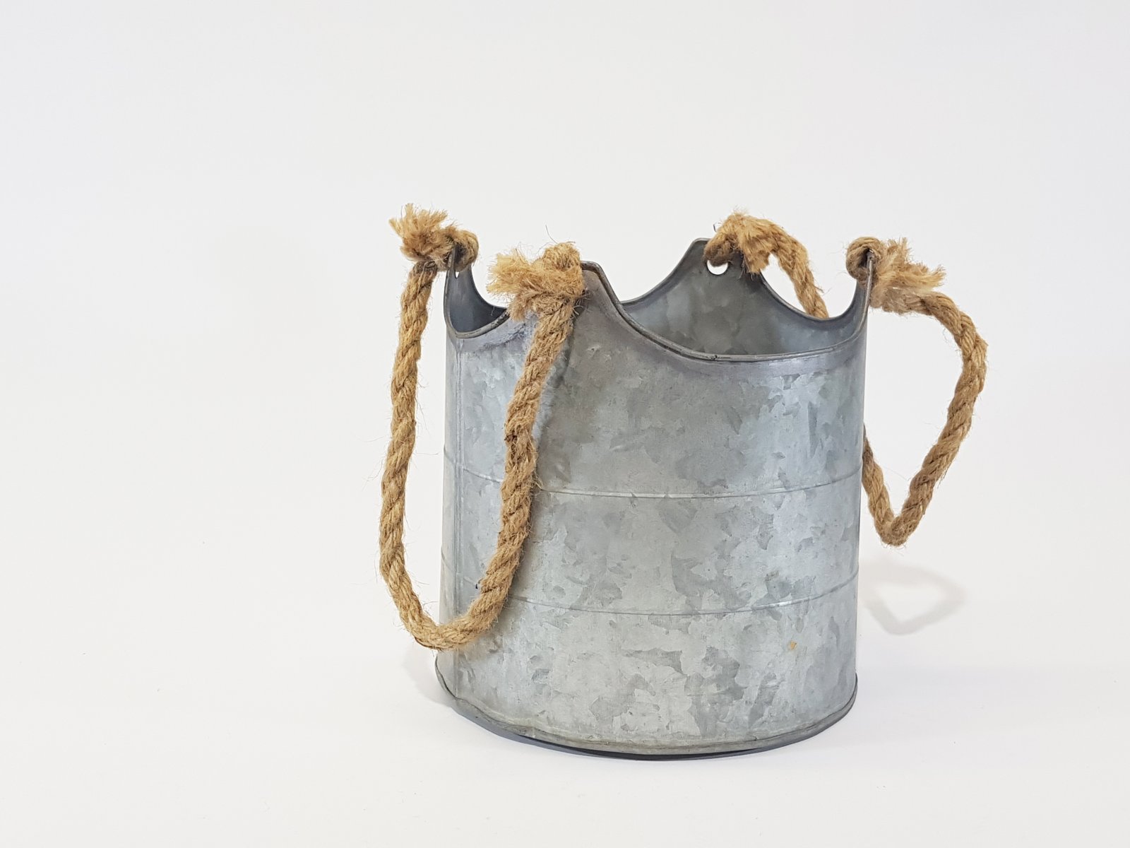 Balde Laton Opaco Agarradera Cabuya Pequeno