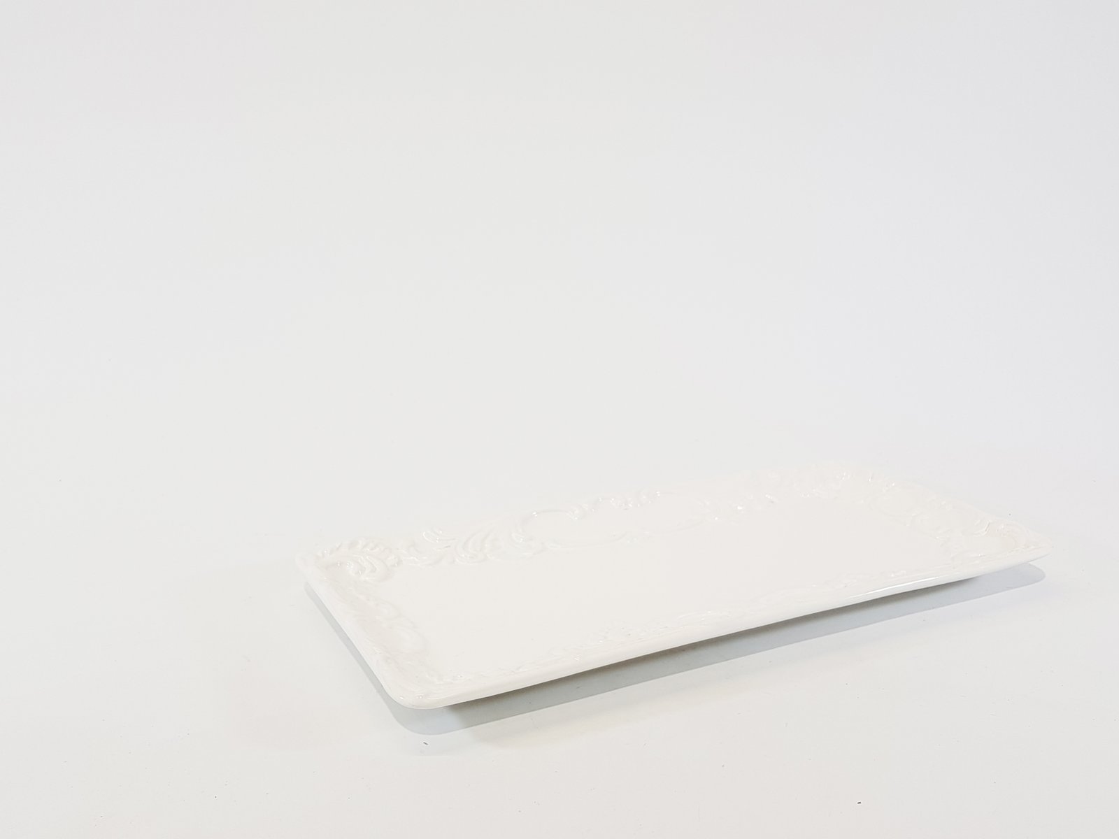 Bandeja Acrilica Rectangular Maxi Japonesa Blanca