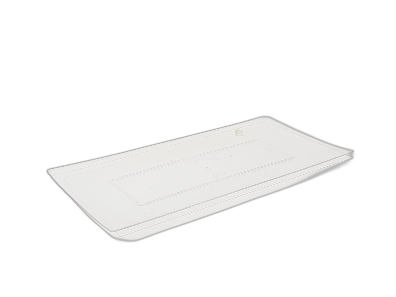 Bandeja Alargada Japonesa Acrilica Transparente Pequeña