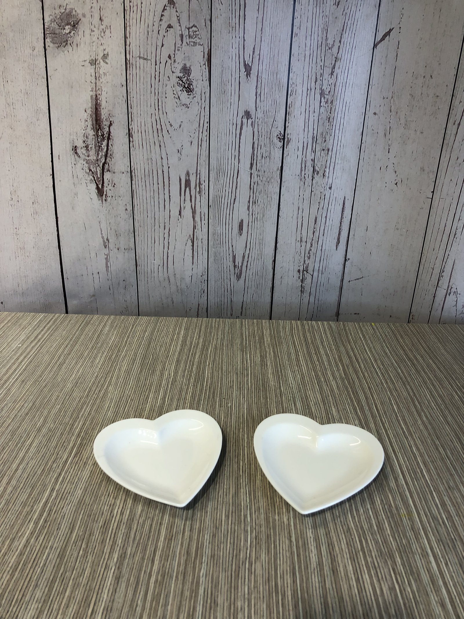 Bandeja corazón blanco cerámica mediana