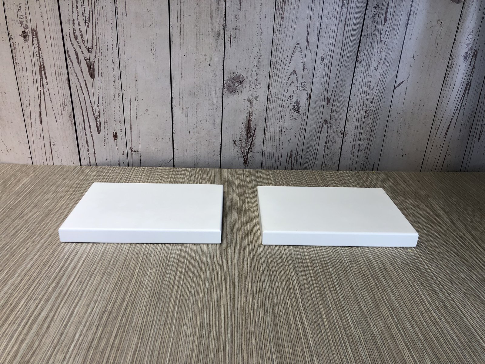 bandeja madera cuadrada blanca pequeña 