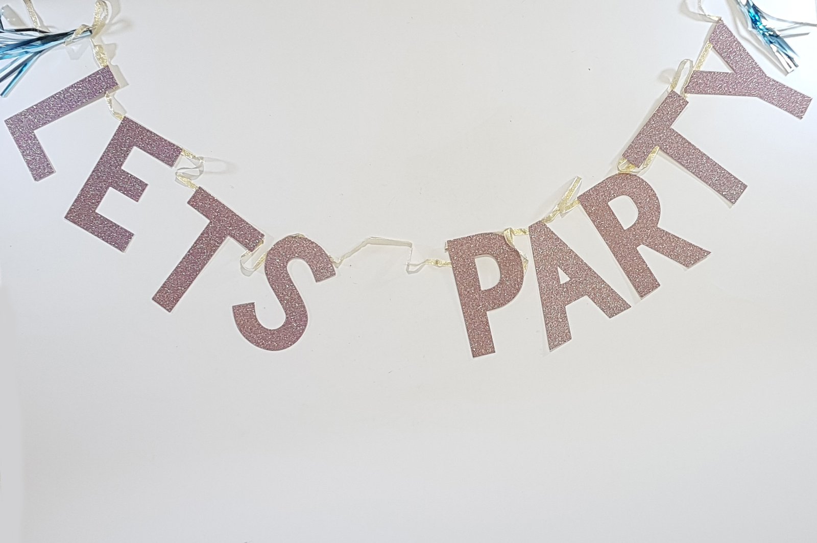 Banderin Cartulina Lets Party