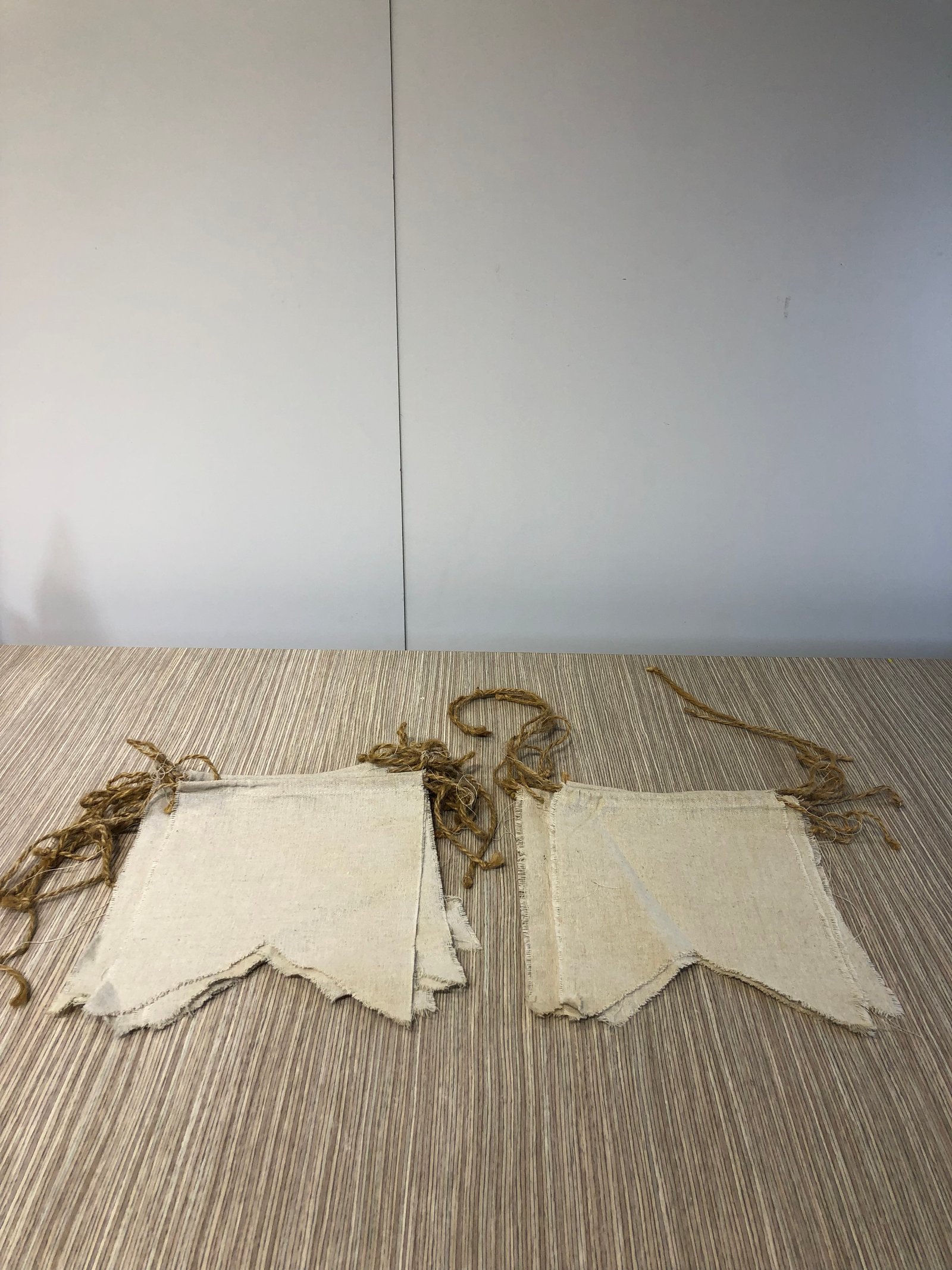 Banderin Tela Cruda Forma M