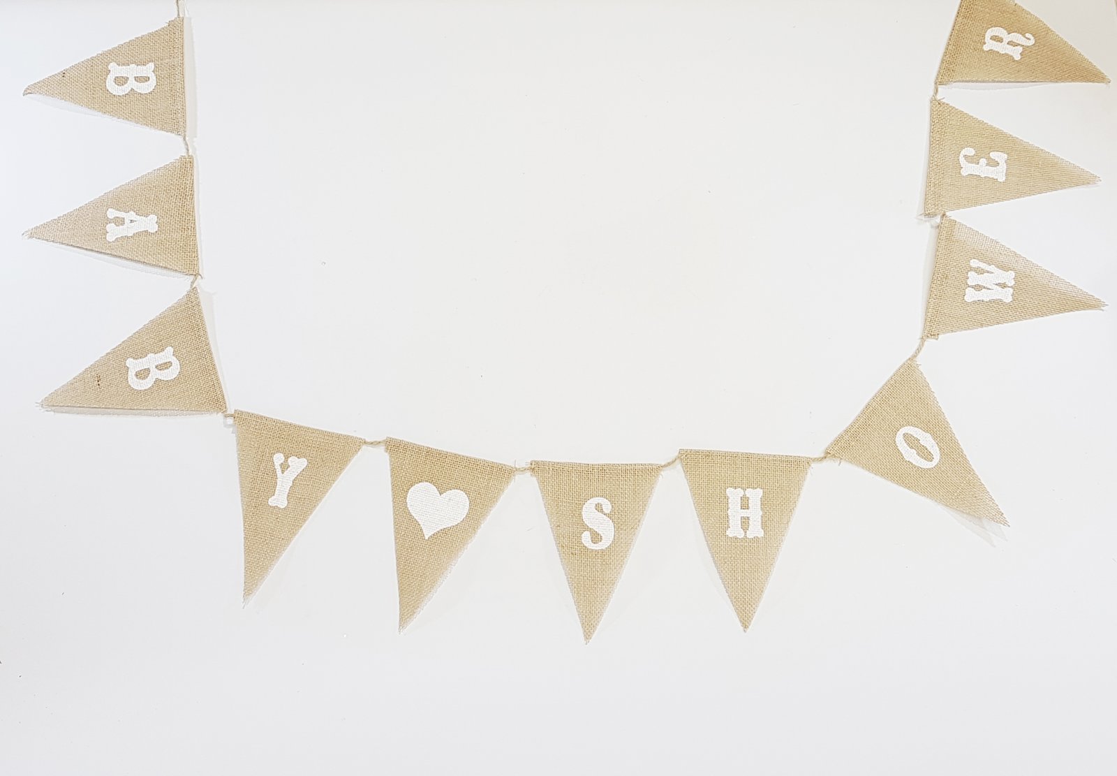 Banderin Yute Triangular Baby Shower 2.30 Mt