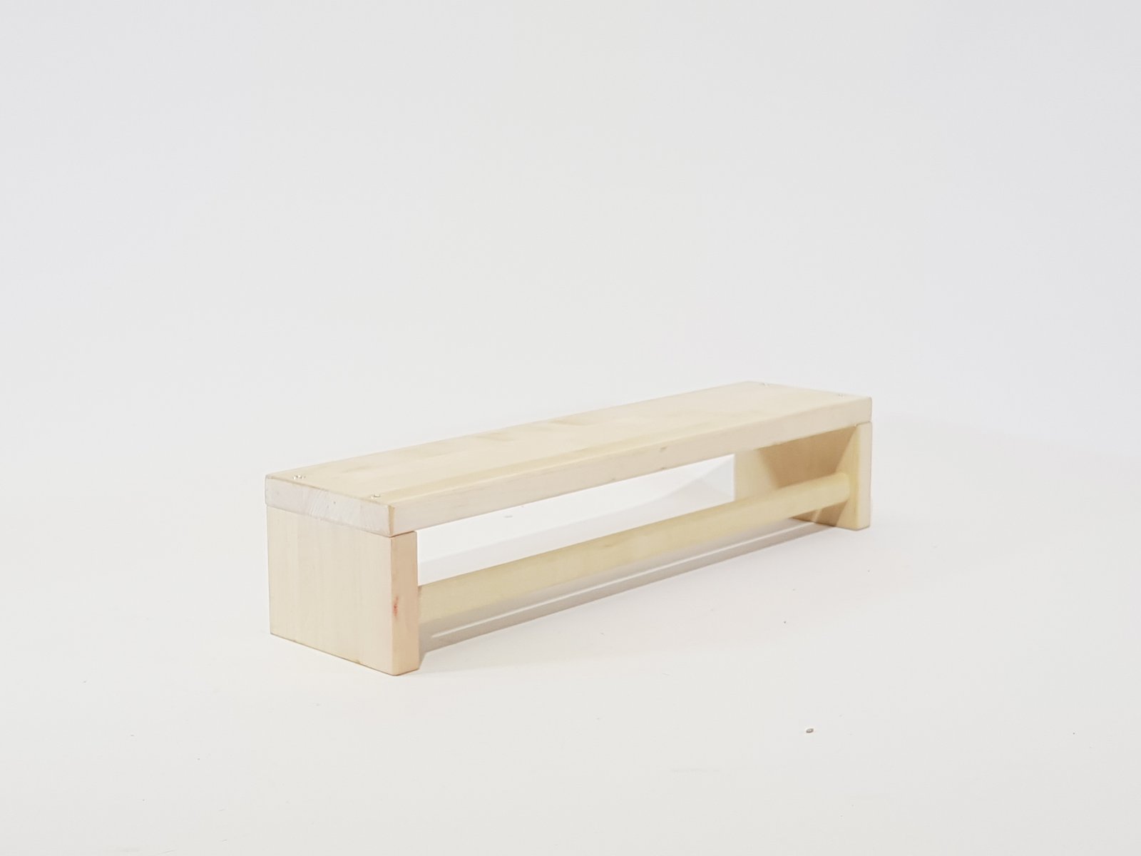 Base Altura Madera Natural Alargada 40 Largo X 10 Ancho Y 9 Alto