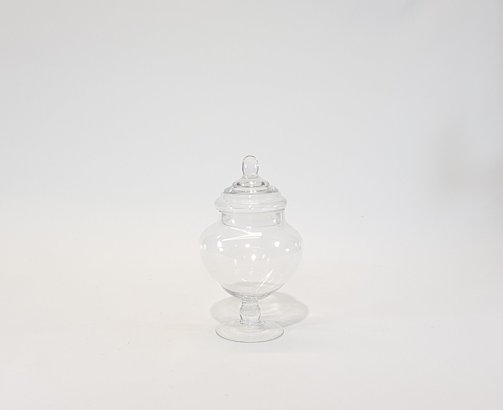 Bombonera Mini Barrigona Con Pedestal Tapa Boton