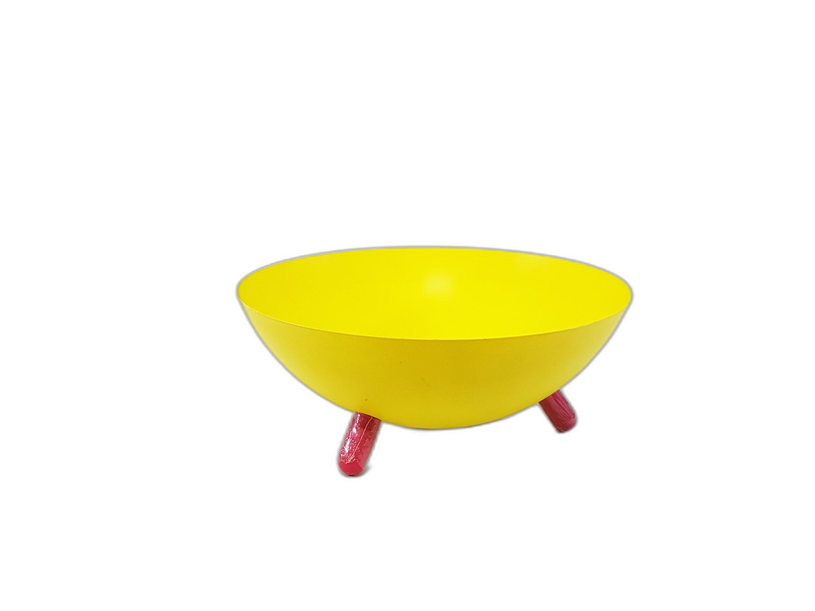 Bowl Amarillo Patas Rojas