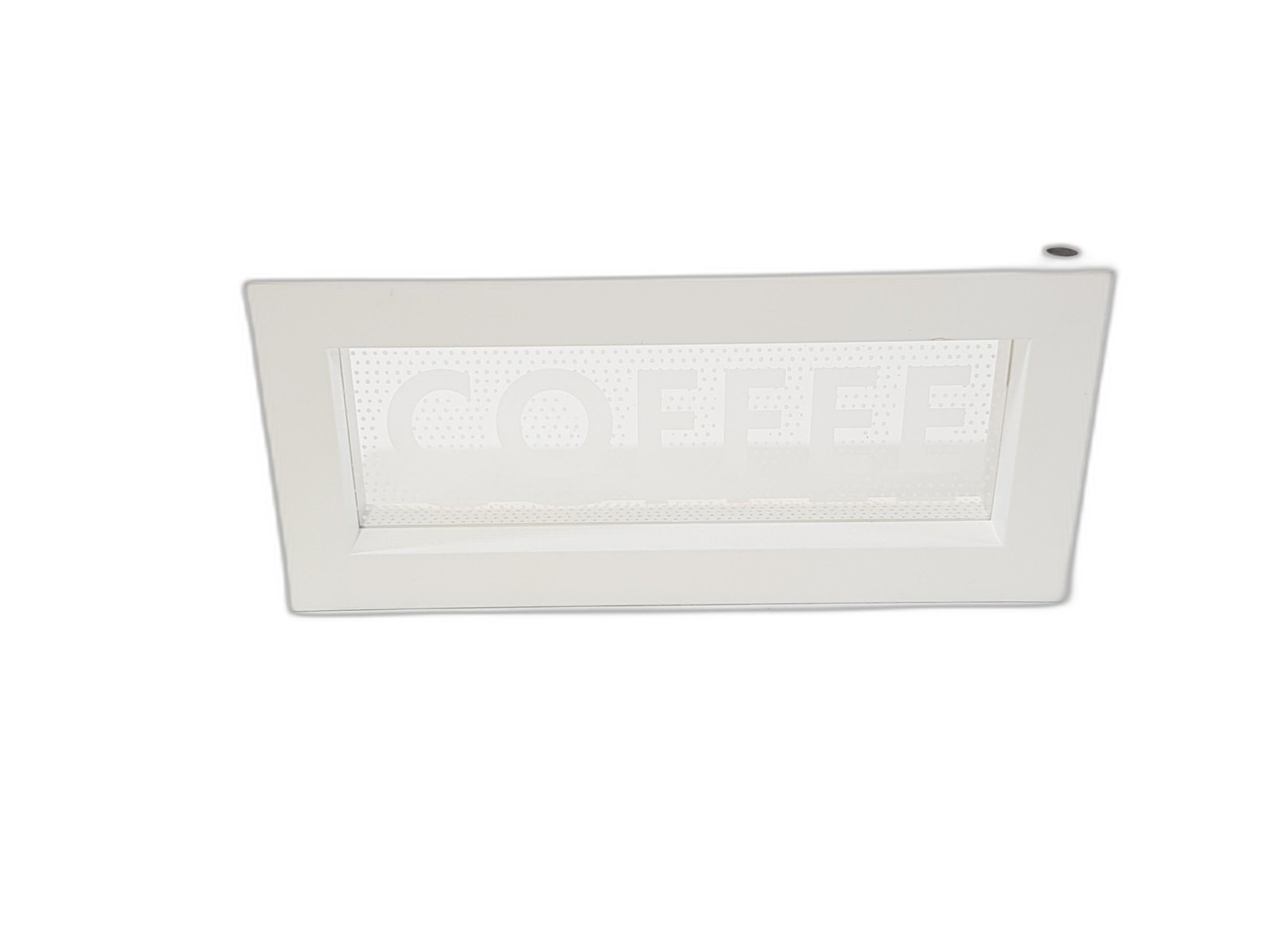 Caja Con Luz Borde Blanco Coffee