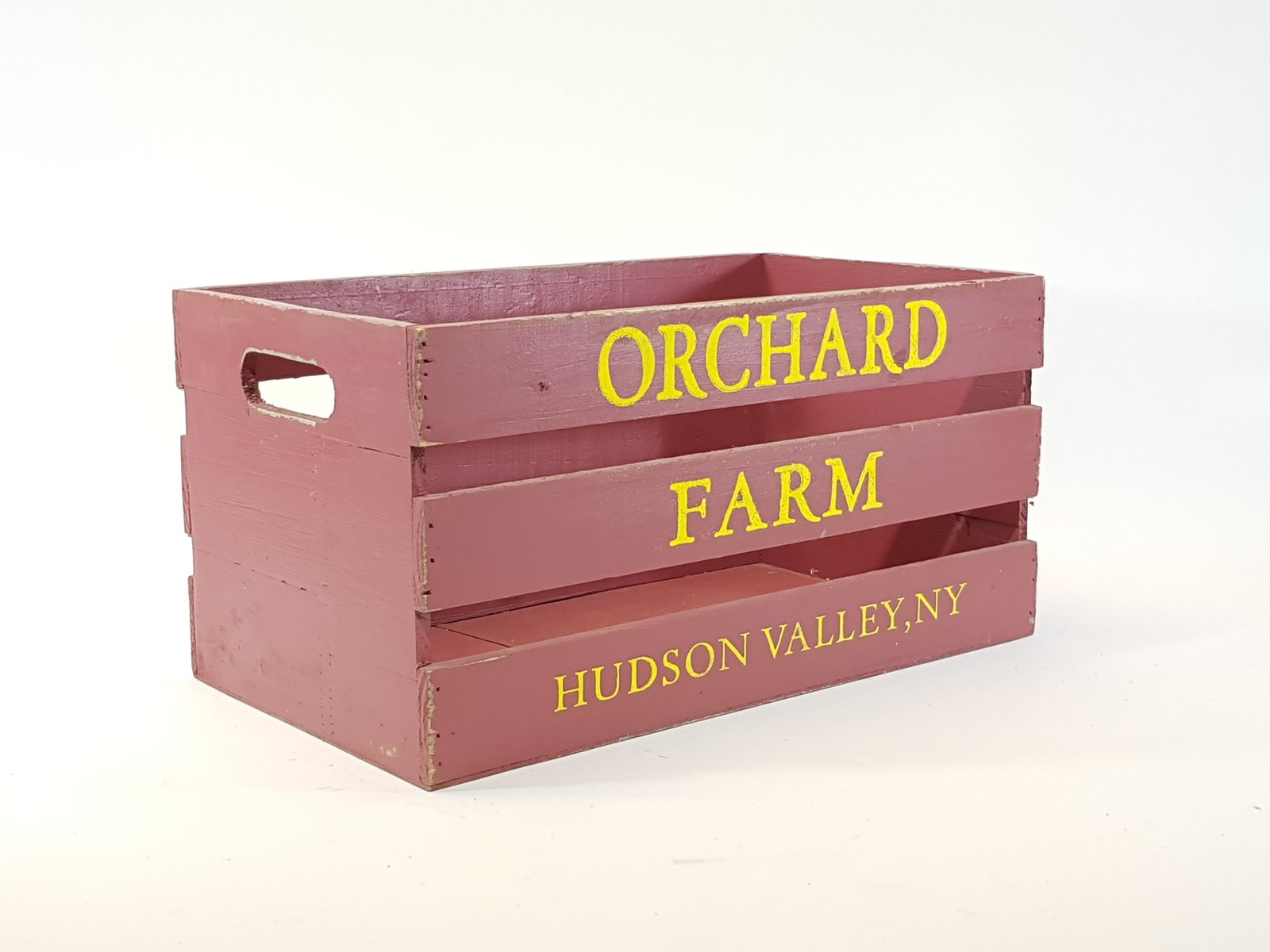 Caja Madera Orchard Roja Mediana