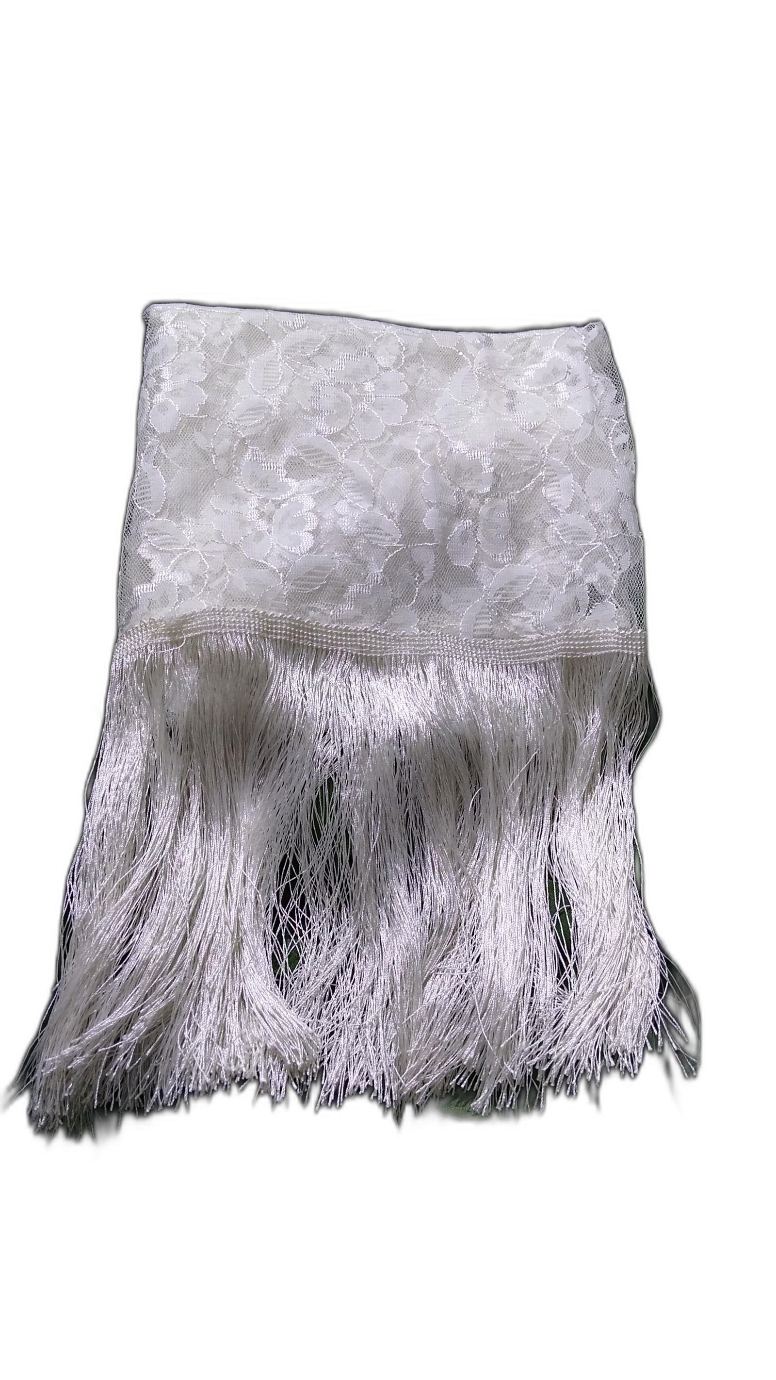 camino crudo mediano esquinas flecos