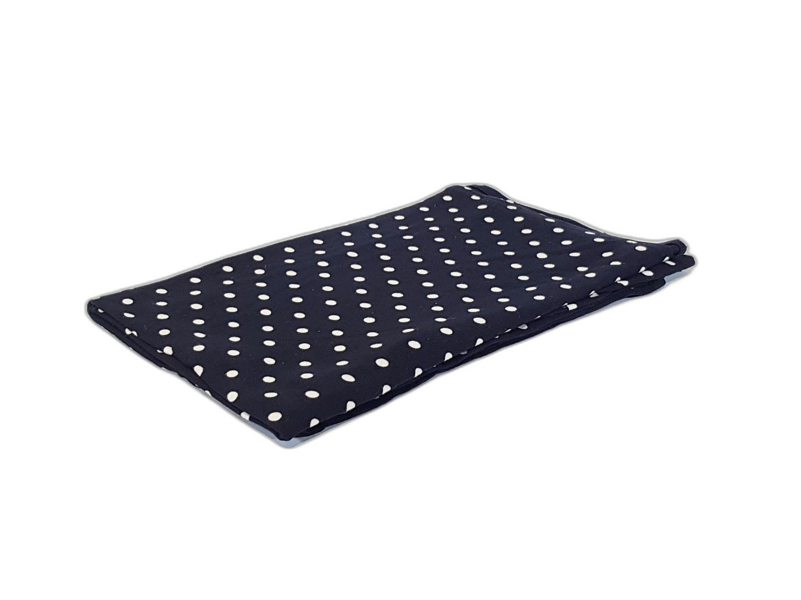 Camino Negro Bolitas Blancas Grande 2.00 Largo x 67 Ancho