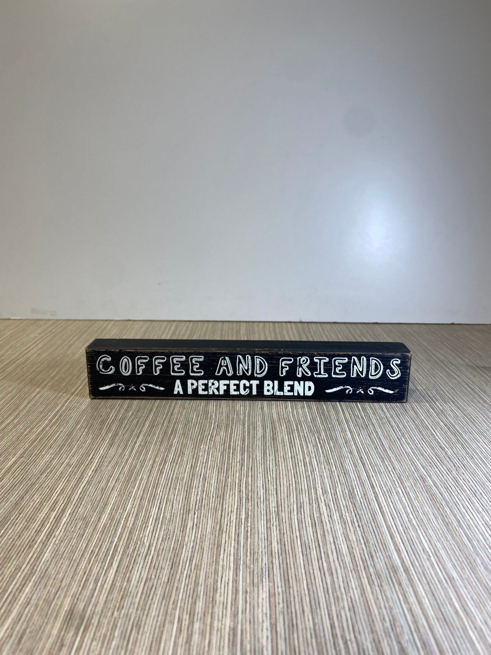 Caja Decorativa Alargada Negra Coffee And Friends