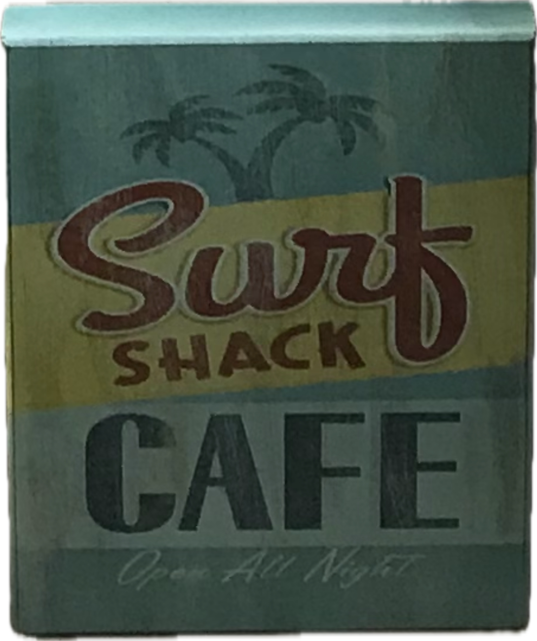 Caja Decorativa Surf Shack Café