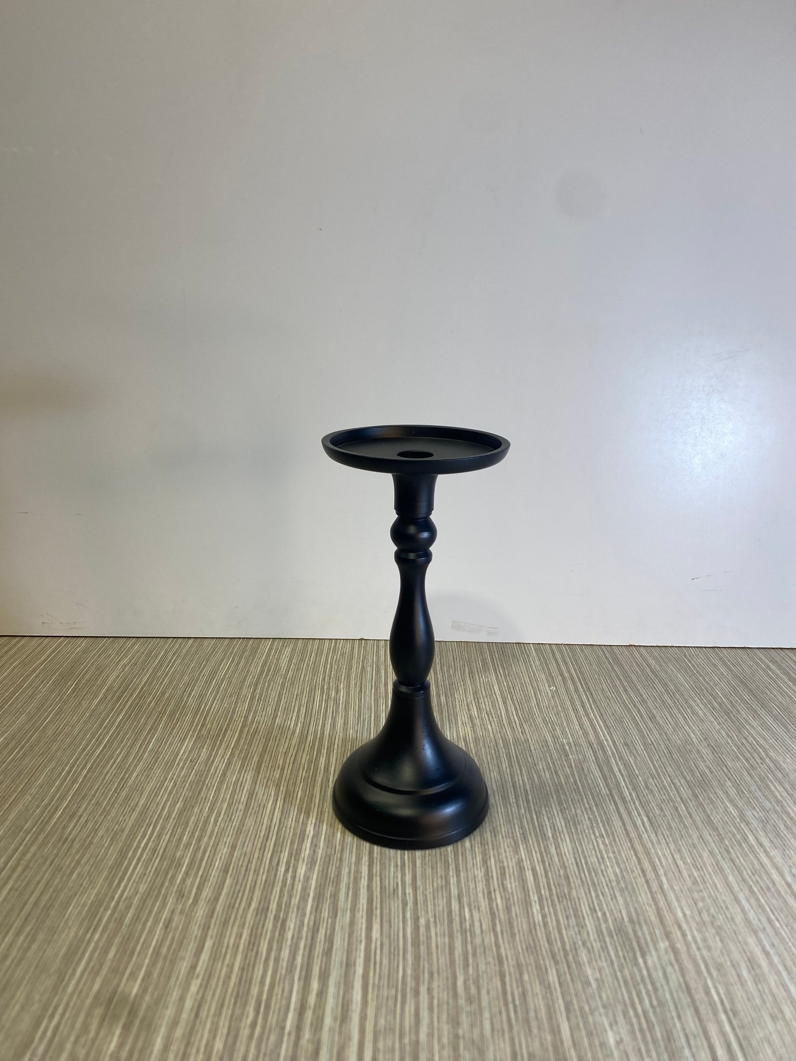 Candelabro Grande Negro 26Cm Alto