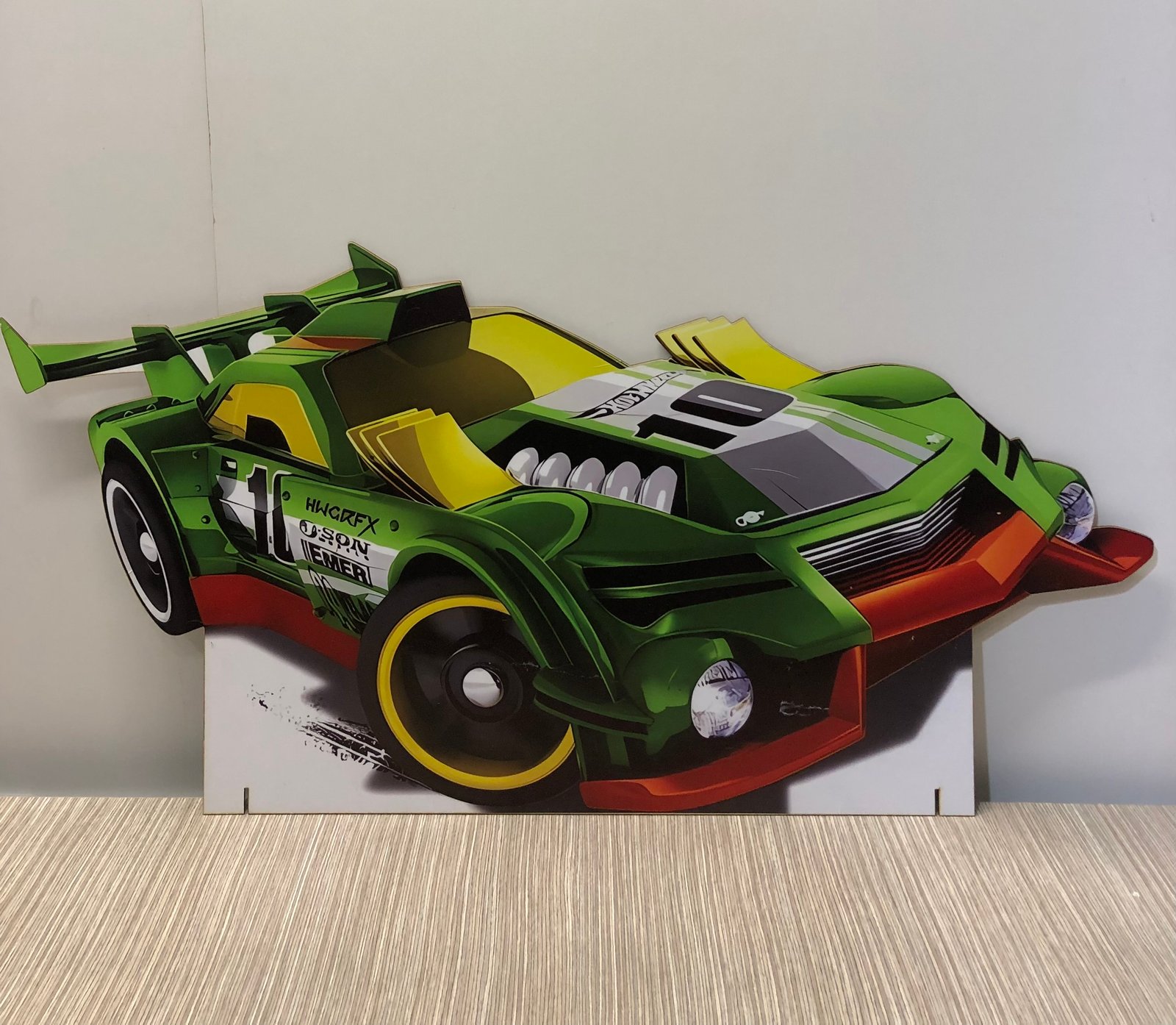 Carro Mdf Verde 90 Ancho