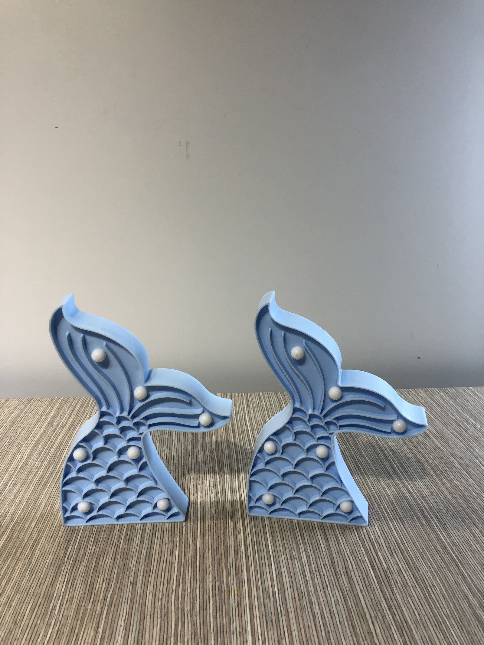 Cola Sirena Pasta Azul Con Luz 