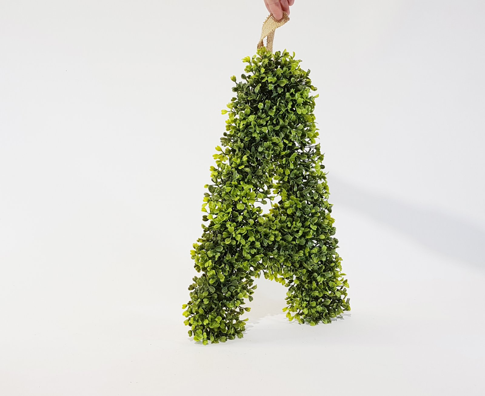 Letra A Hojitas Verdes