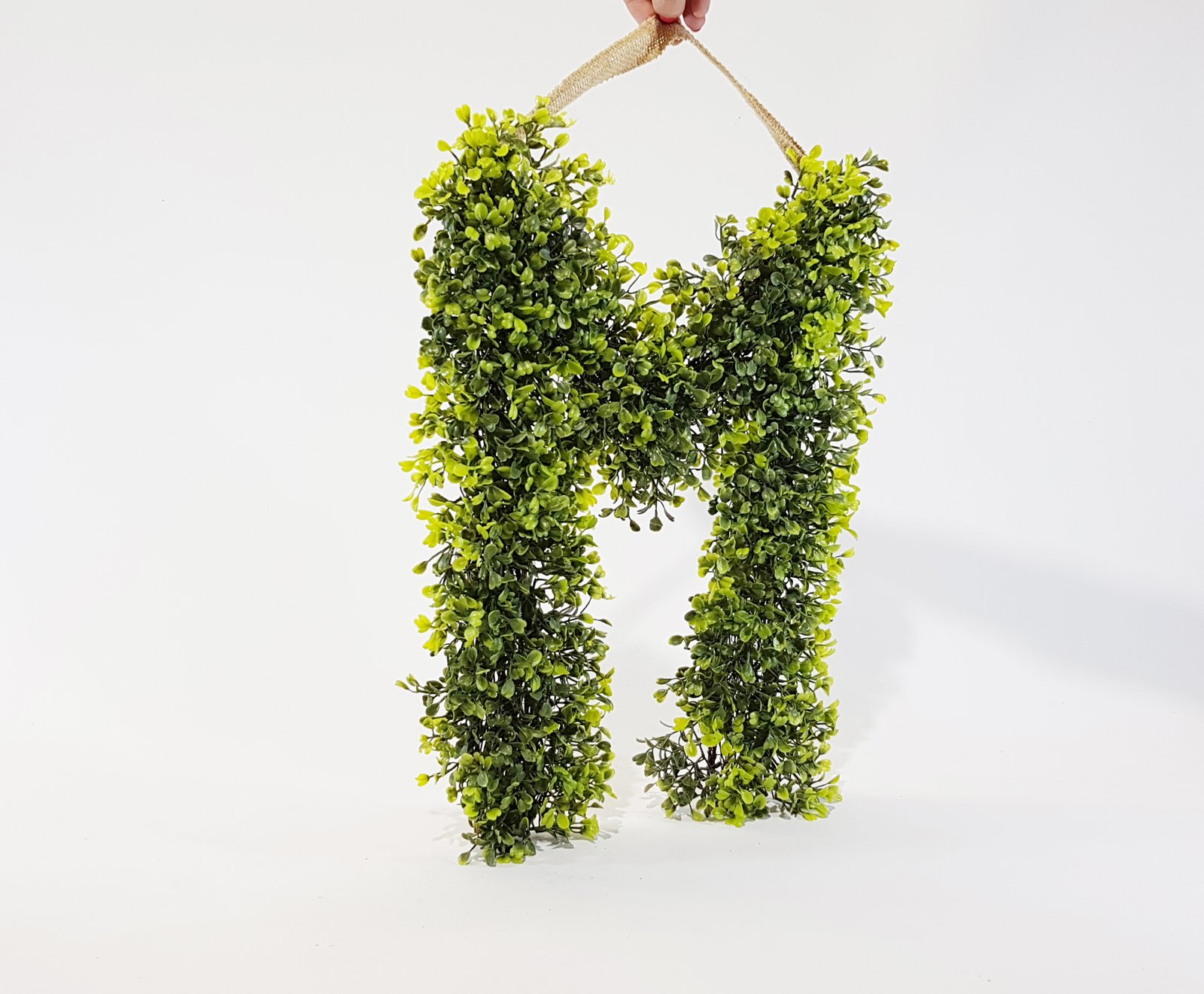 Letra M Hojitas Verdes