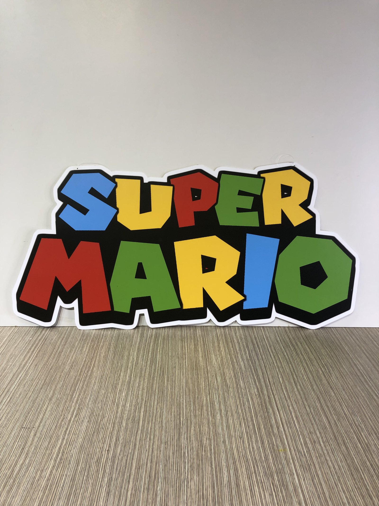Placa Súper Mario 75X35
