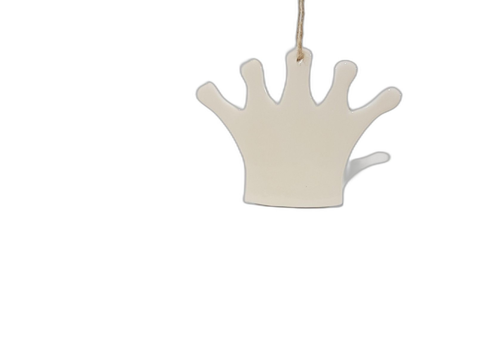 Coronita Blanca Ceramica Plana