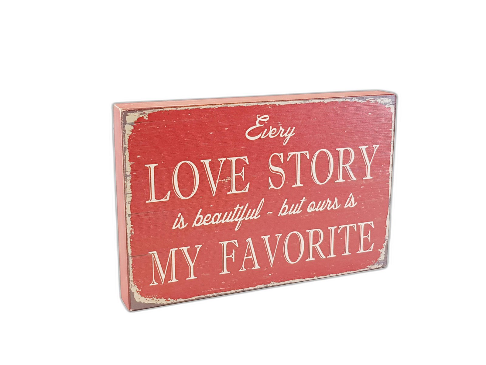 Cuadro Decorativo Rojo Love Story