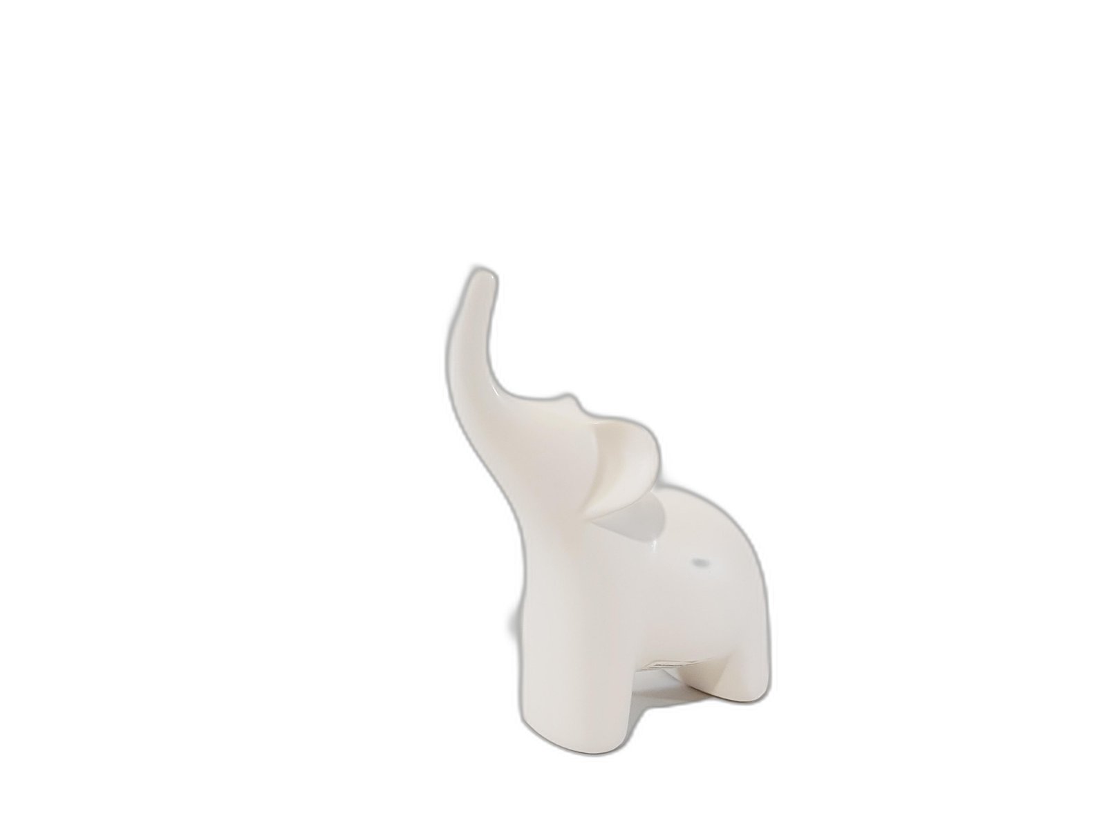 Elefante Ceramica Trompa Arriba Crudo